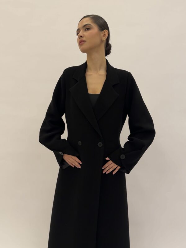 ⁦Abaya Blazer with belt⁩ - الصورة ⁦2⁩