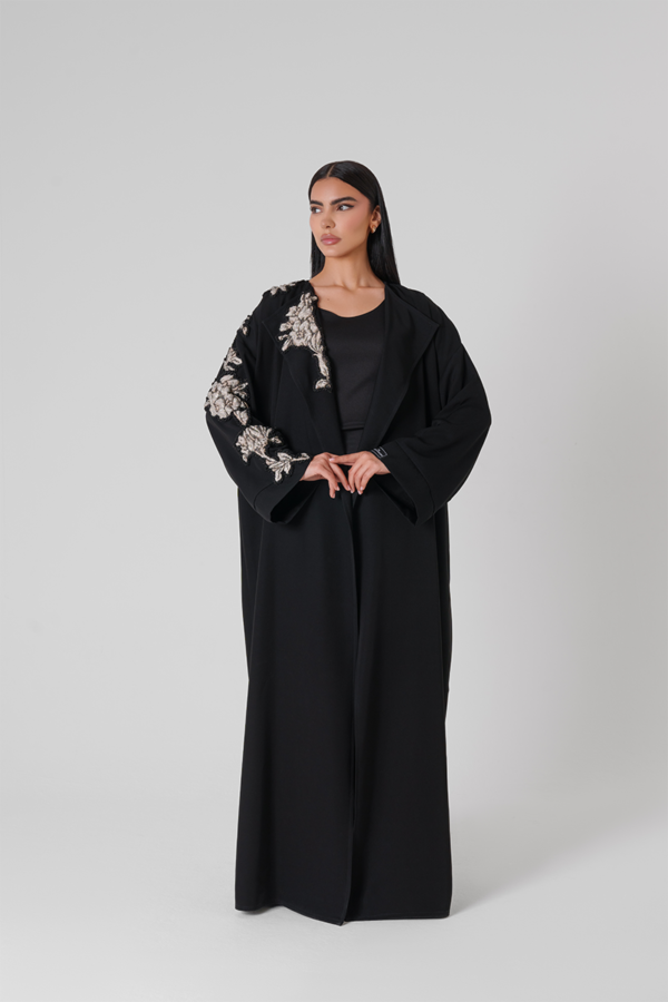 ⁦Embroidered Abaya⁩ - الصورة ⁦4⁩