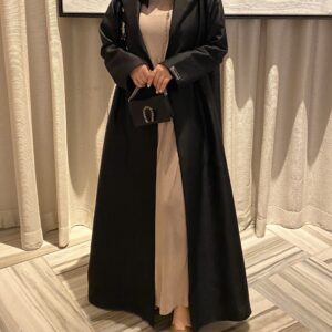 Alternative view of Abaya Blazer with flower embroidery