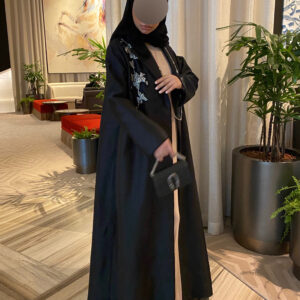 Abaya Blazer with flower embroidery