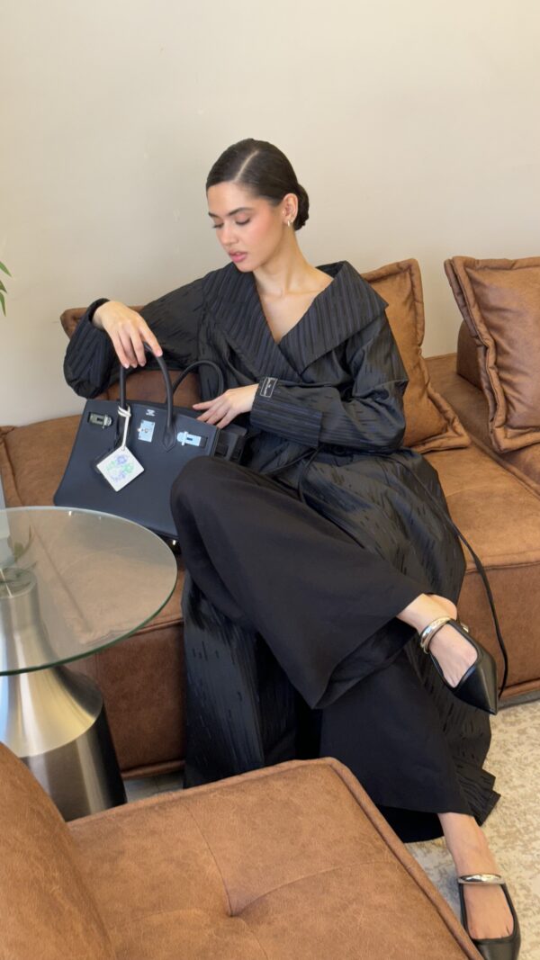 ⁦Double-Face wrap Abaya (Jakar)⁩ - الصورة ⁦11⁩