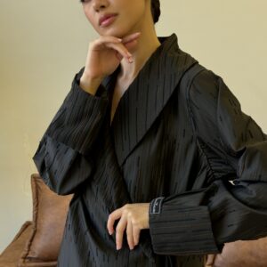 Alternative view of Double-Face wrap Abaya (Jakar)